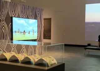 Art on display at the CDU Midpul Art Gallery