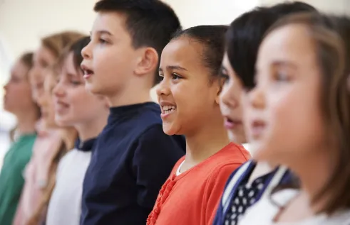 Choir students